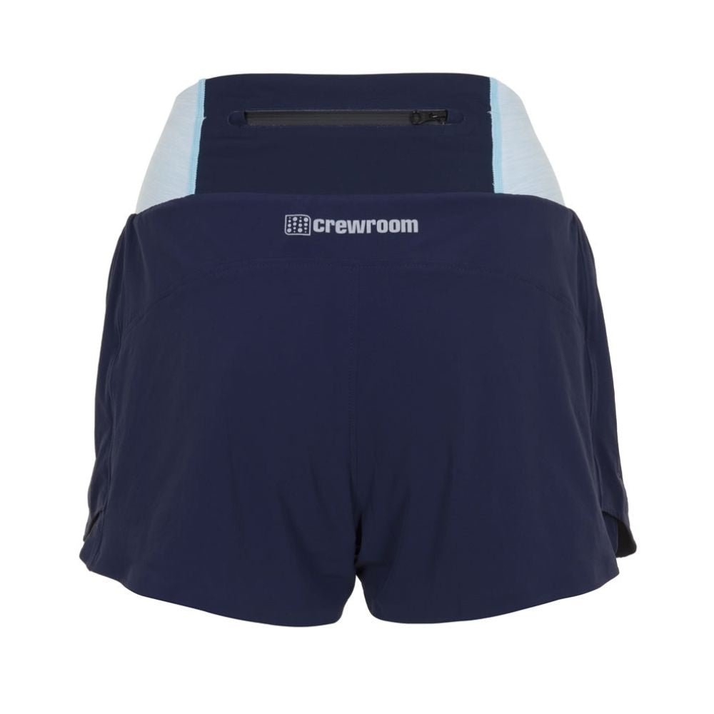 The Lined Endurance Short 3" (Women's) - Crewroom - XS - Navy Clearwater Glitch