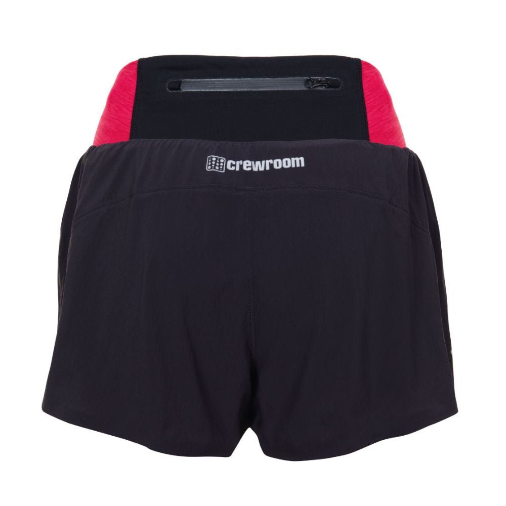 The Lined Endurance Short 3" (Women's) - Crewroom - XS - Black Pomegranate Glitch