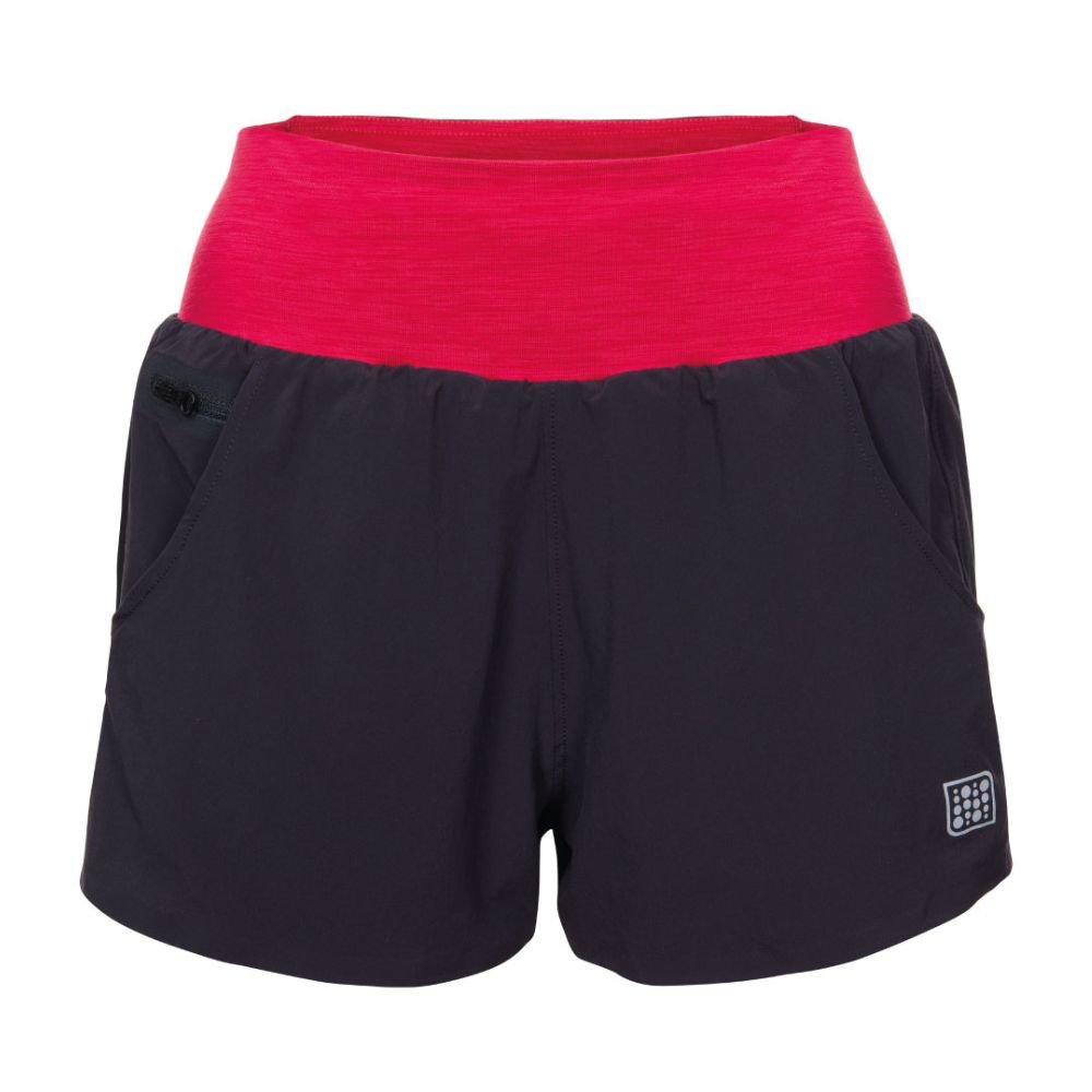 The Lined Endurance Short 3" (Women's) - Crewroom - XS - Black Pomegranate Glitch