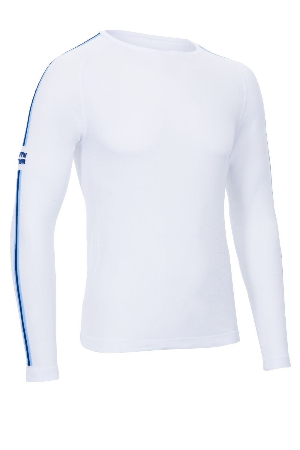 The Stripy Seamless Baselayer (Unisex) - Crewroom - XS - White/ Navy Stripe