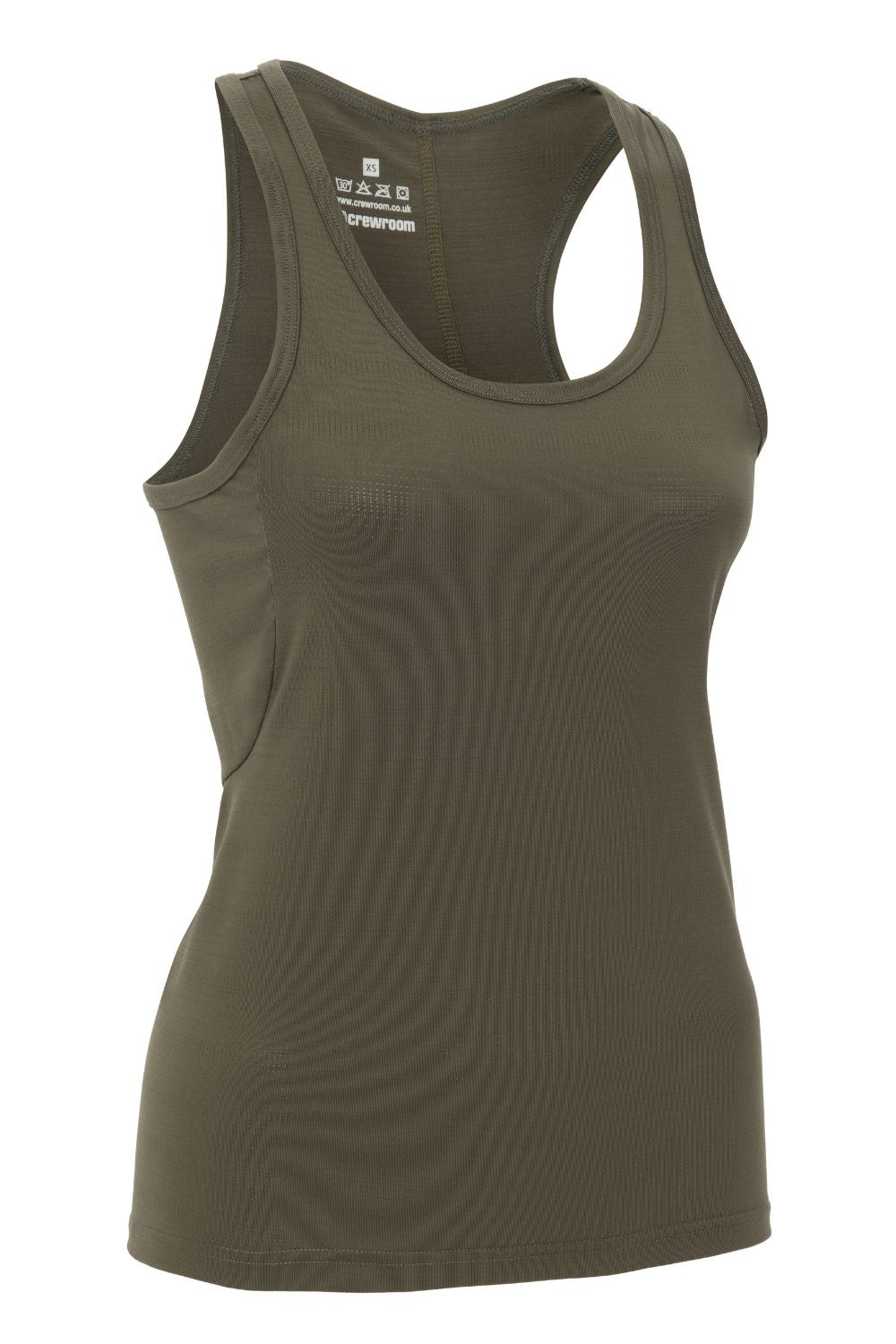 Women's Lightweight Tank with Cutout Back - Crewroom - XS - Khaki
