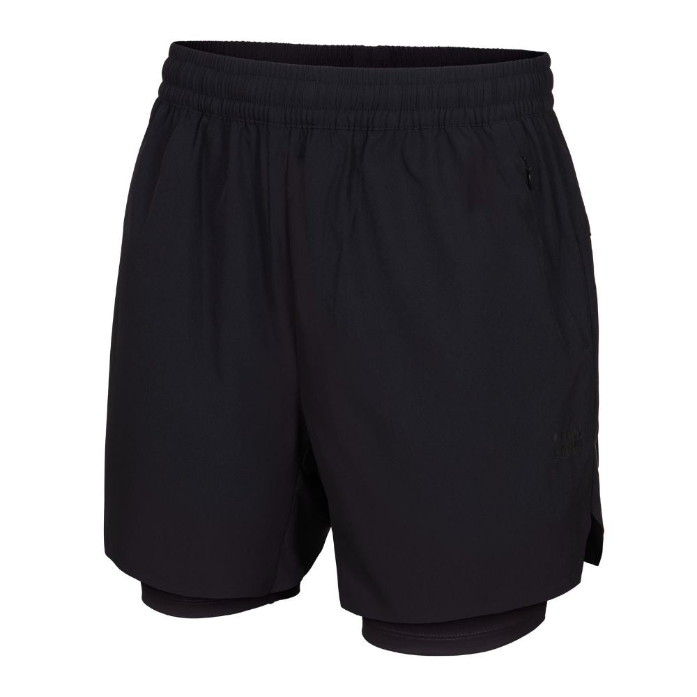 The 2 - in - 1 Ultra Short 3" (Men's) - Crewroom - S - Black