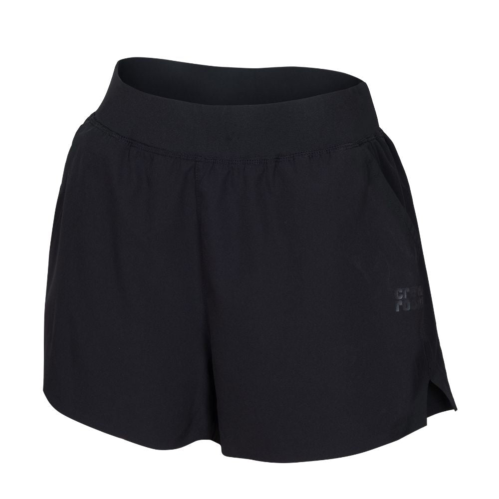 The Unlined Endurance Short 3" (Women's) - Crewroom - XS - Black / Black
