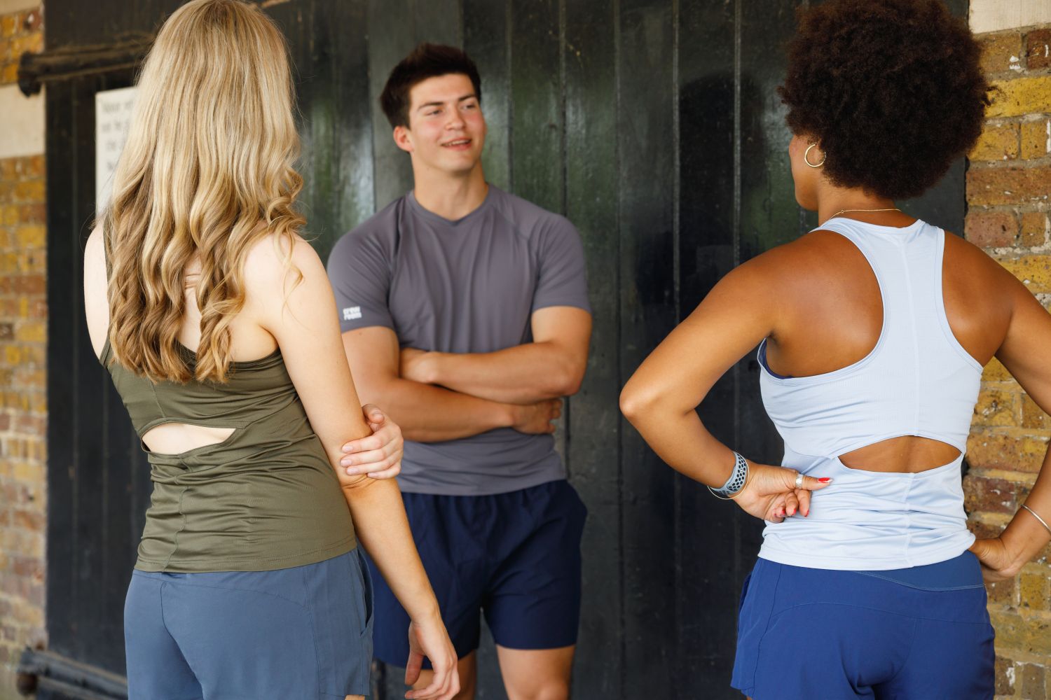 The Lined Endurance Shorts 3" (Women's) - Crewroom - XS - Blue / Grey