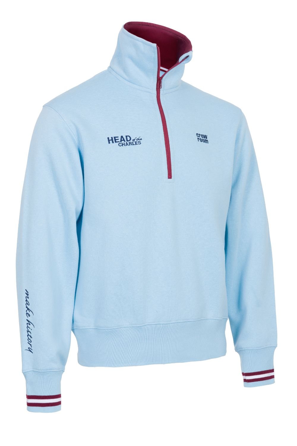 The HOCR 1/4 Zip Sweatshirt (Unisex) - Crewroom - XS - Light Blue