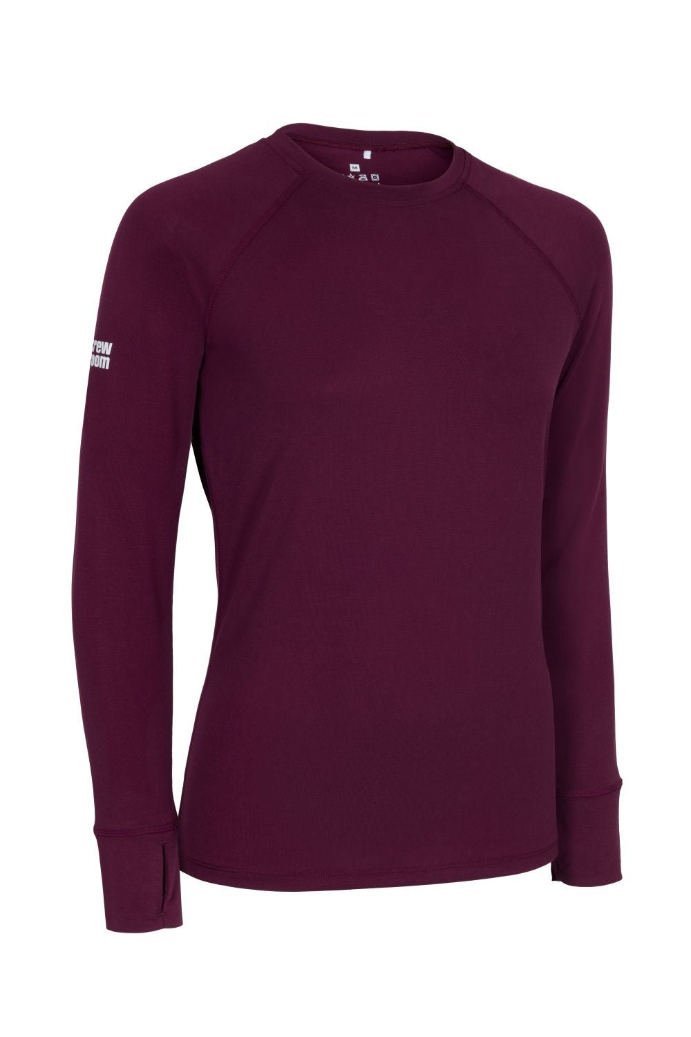 Women's All Seasons Lightweight Long Sleeve Top - Crewroom - XS - Plum