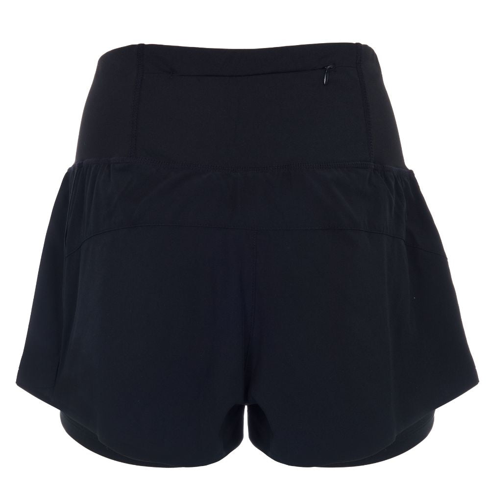 The Lined Endurance Short 3" (Women's) - Crewroom - XS - Black / Black