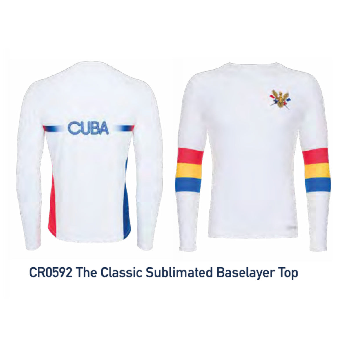 Custom Kit - The Long Sleeve Classic Sublimated Baselayer Top - Crewroom -
