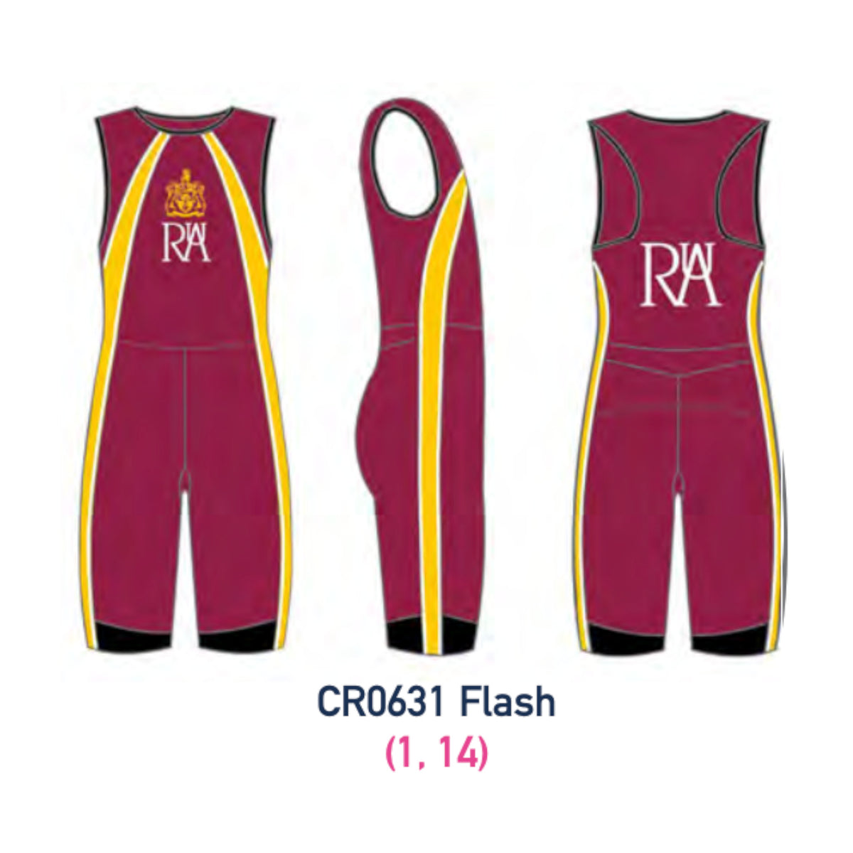 Custom Kit - Flash Rowing Suit - Crewroom -