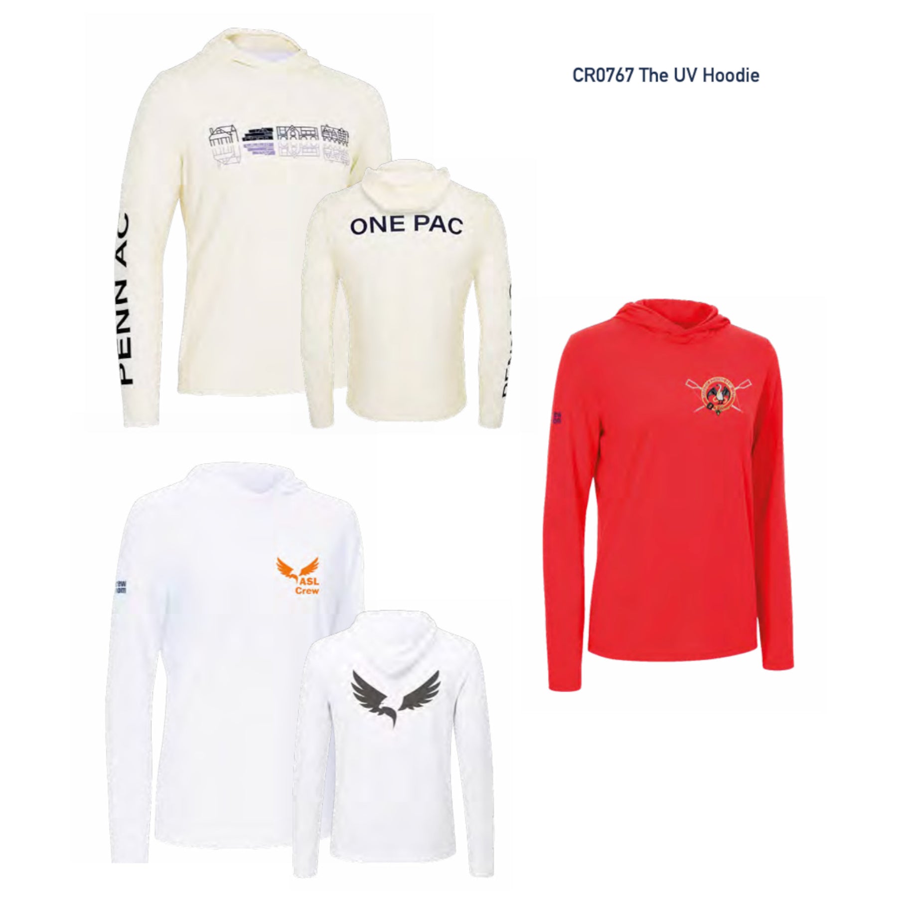 Custom Kit - The Long Sleeve UV Hoodie - Crewroom -