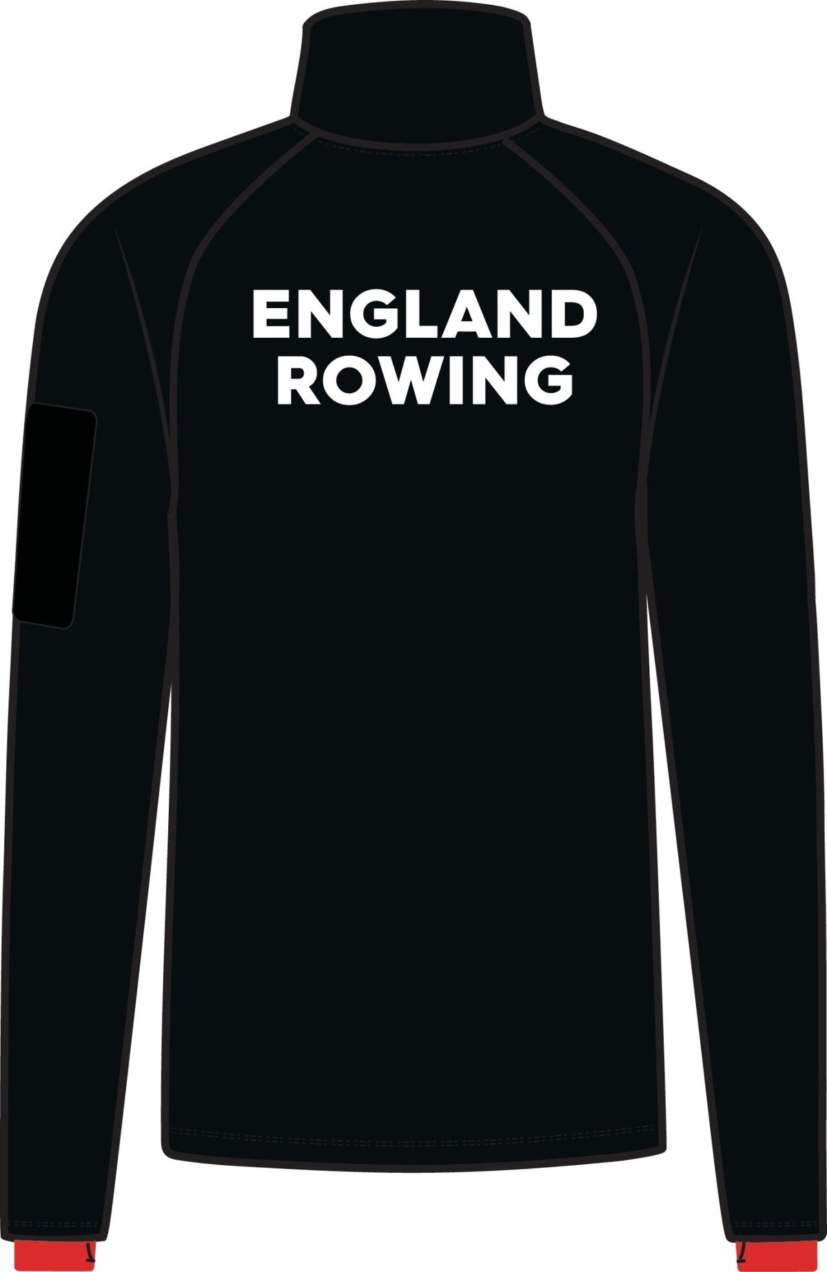 England Rowing Men's 1/4 Zip Water Resistant Top - Crewroom - S -