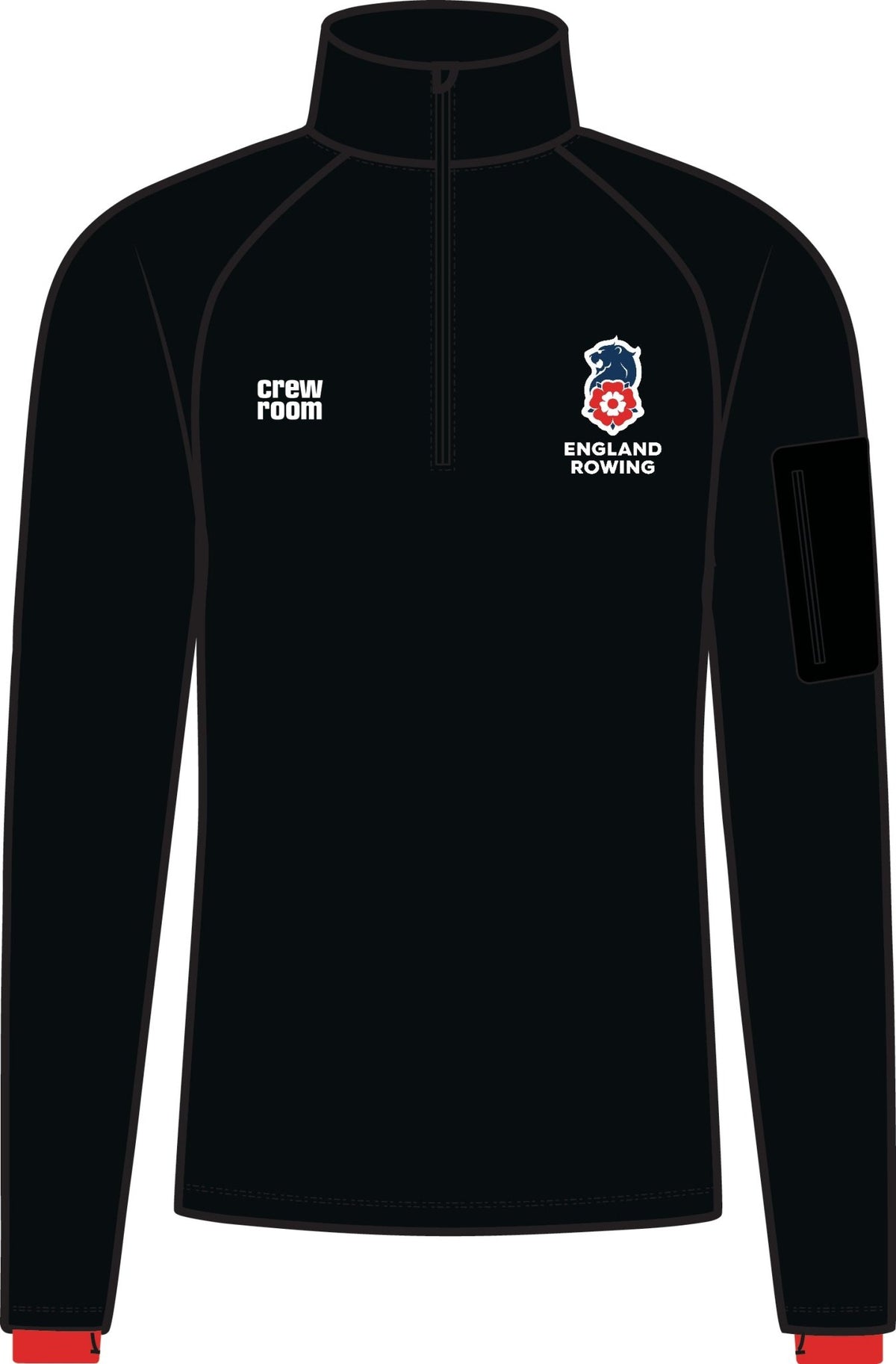 England Rowing Women's 1/4 Zip Water Resistant Top - Crewroom - XS -