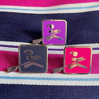 HWR Pin Badges - Crewroom - Pink -