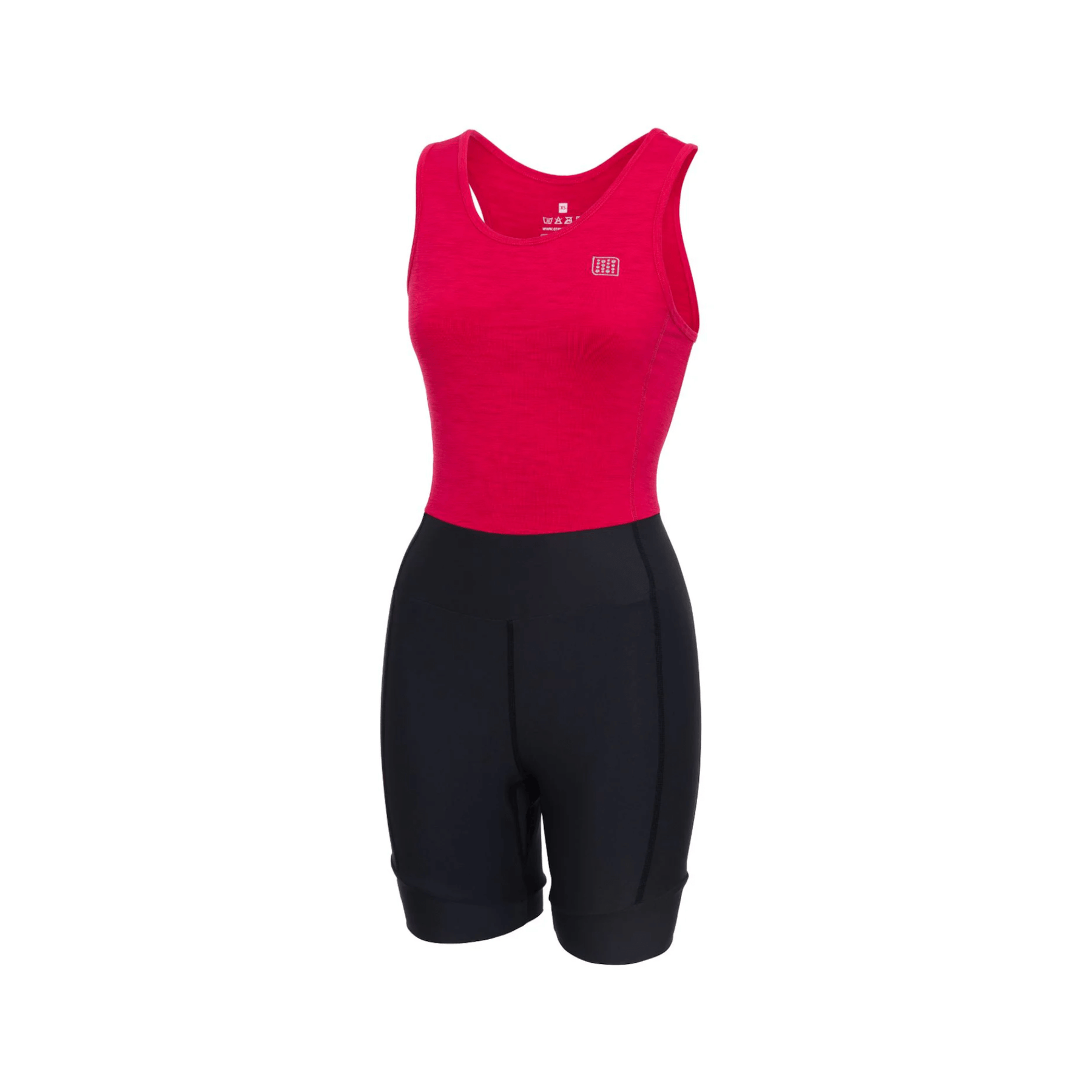 The Rowing Suit (Women's) - Crewroom - XS - Pomegranate Glitch Black