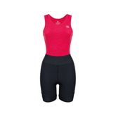 The Rowing Suit (Women's) - Crewroom - XS - Pomegranate Glitch Black