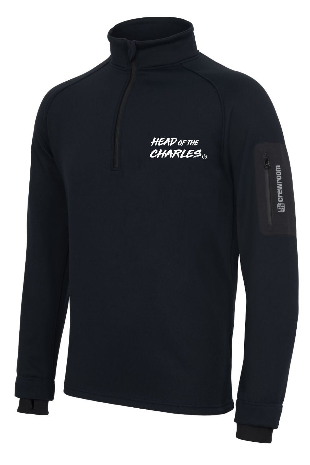 The HOCR Quarter Zip Water Resistant Top (Men's) - Crewroom - S - Black