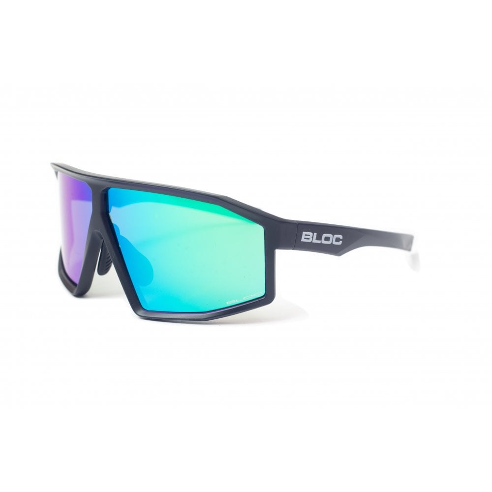 Bloc Blade 2 Sunglasses | Matt Black Green Mirror - Crewroom - Matt Black Green Mirror -