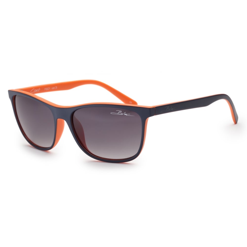 Bloc Coast Sunglasses - Crewroom - Matt Blue Orange Grey Grad -