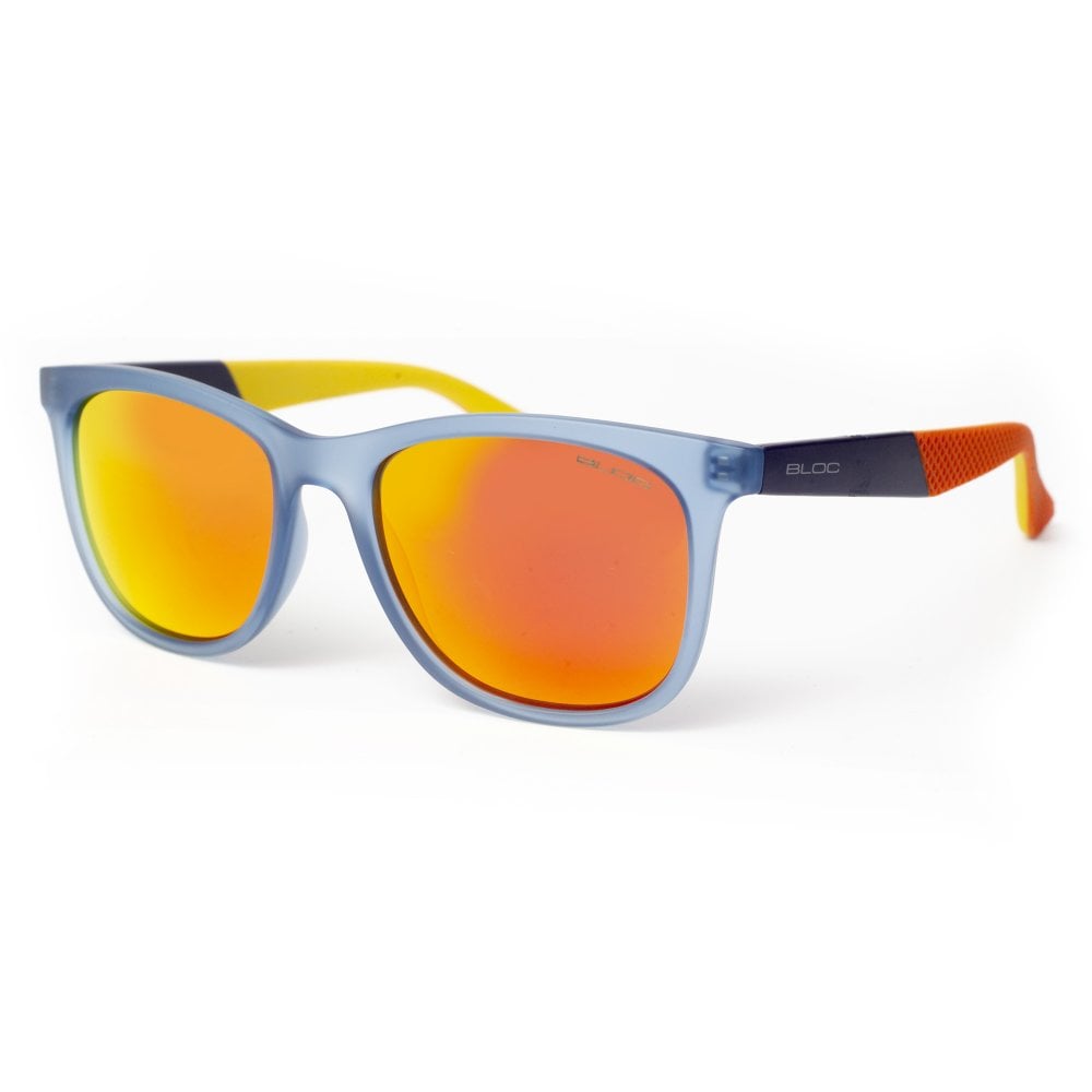 Bloc Fiji Sunglasses - Crewroom - Blue Red Mirror -