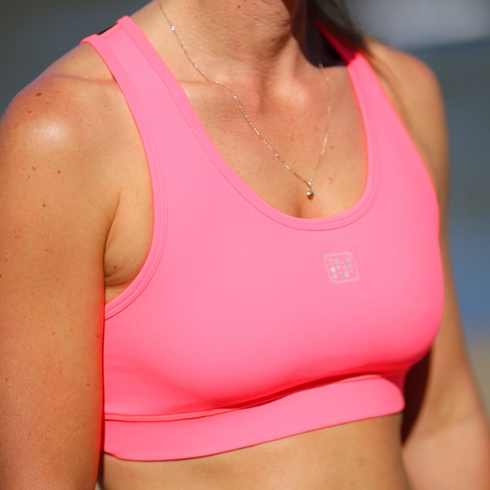 The Cross Bra - Crewroom - XS - Hi Viz Pink