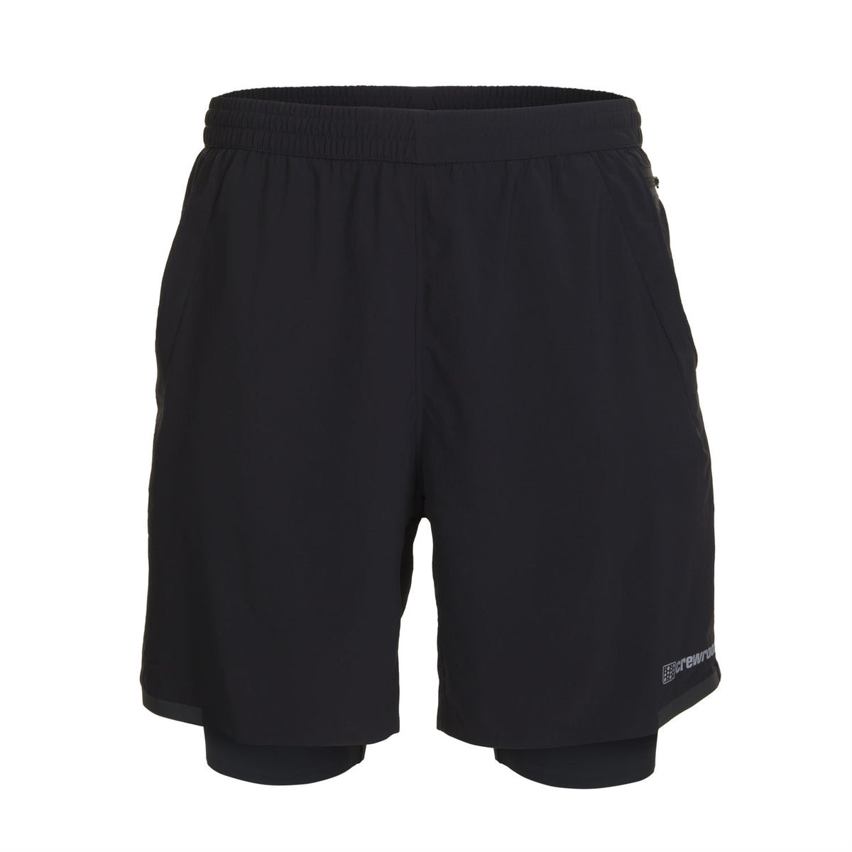 The 2 - in - 1 Fast Track Short 7" (Men's) - Crewroom - S - Black