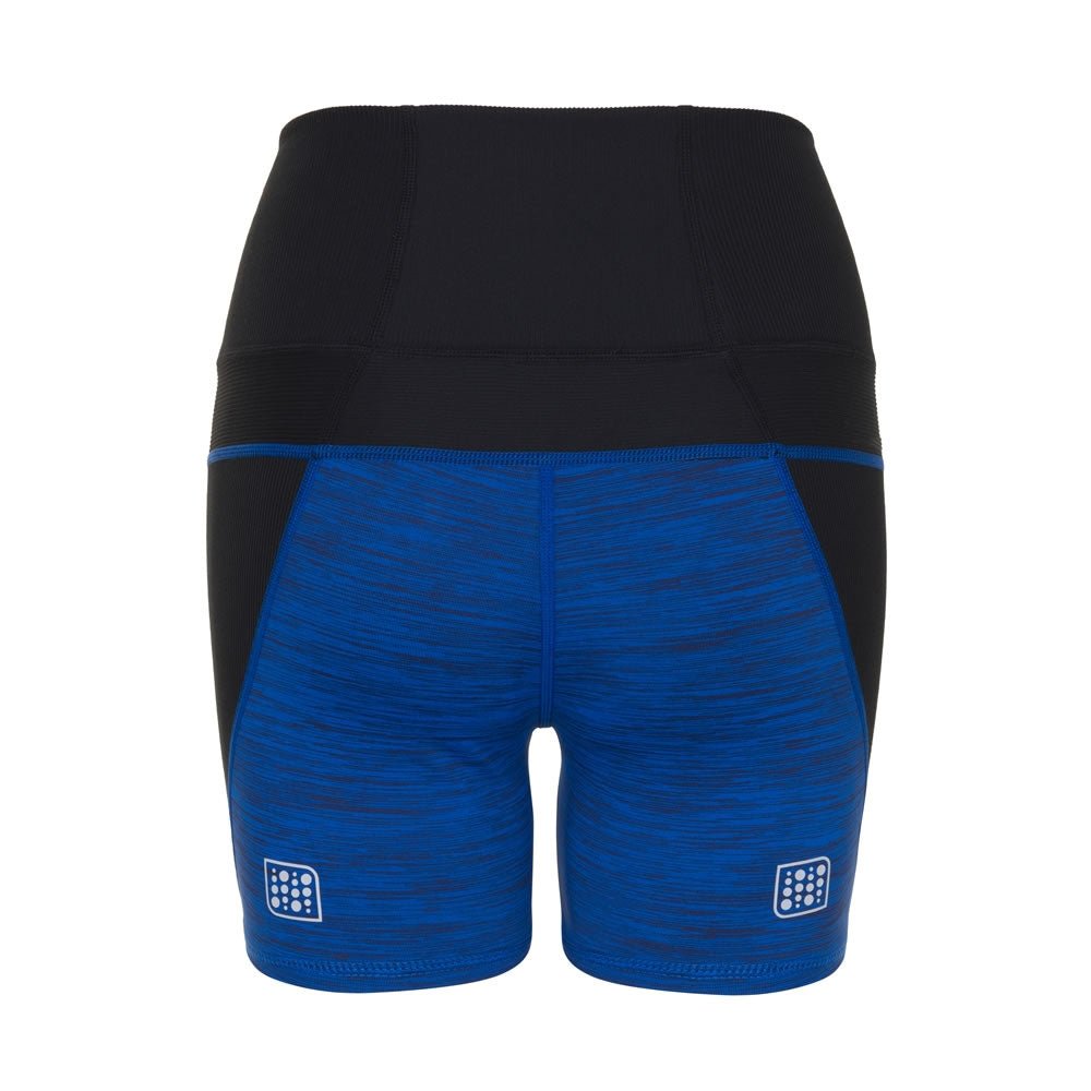 The High Waist Rowing Short Short 5" - Crewroom - XS - Royal Blue Glitch