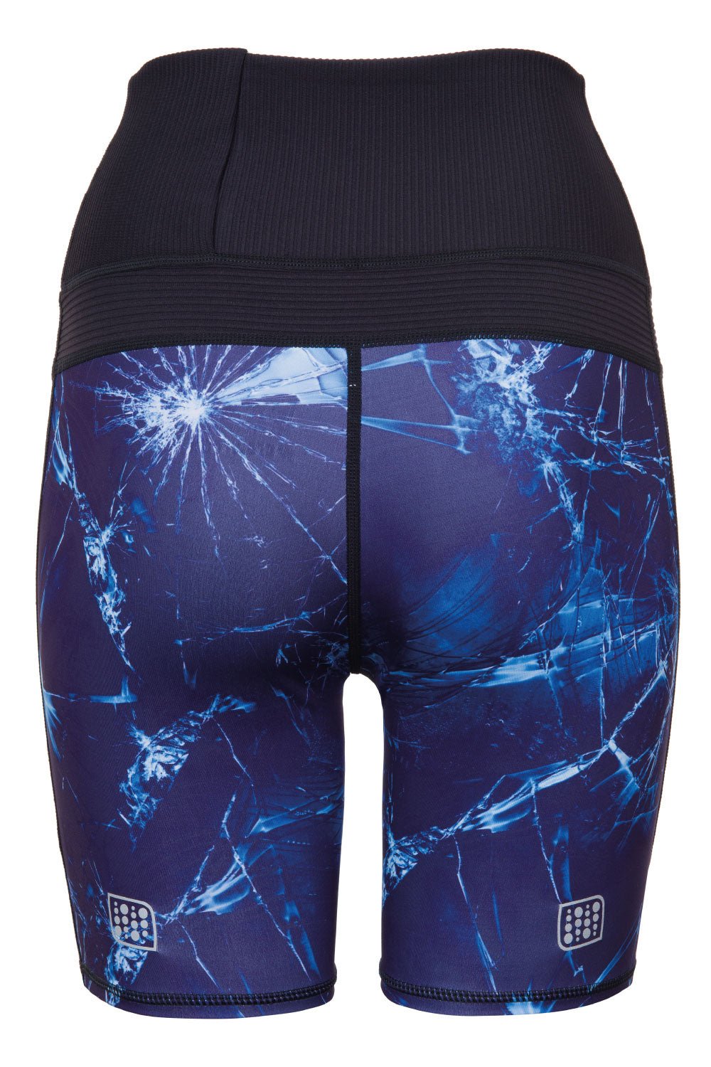 The High Waist Rowing/Cycling Short 8" (Women's) - Crewroom - XS - Icebreaker Print