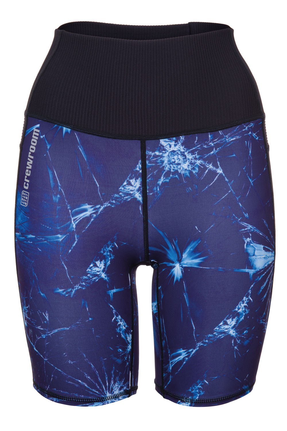 The High Waist Rowing/Cycling Short 8" (Women's) - Crewroom - XS - Icebreaker Print