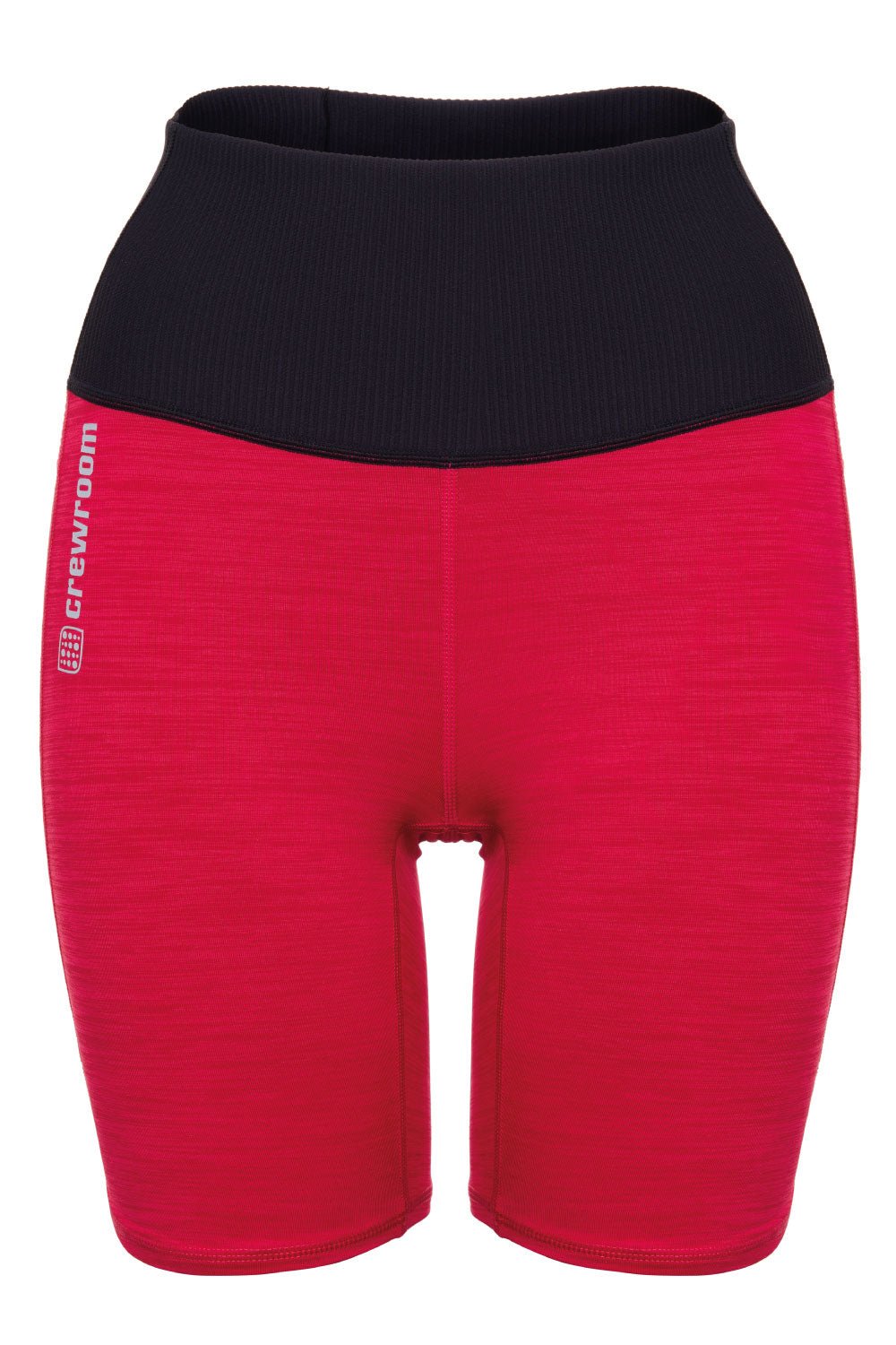 The High Waist Rowing/Cycling Short 8" (Women's) - Crewroom - XS - Pomegranate Glitch