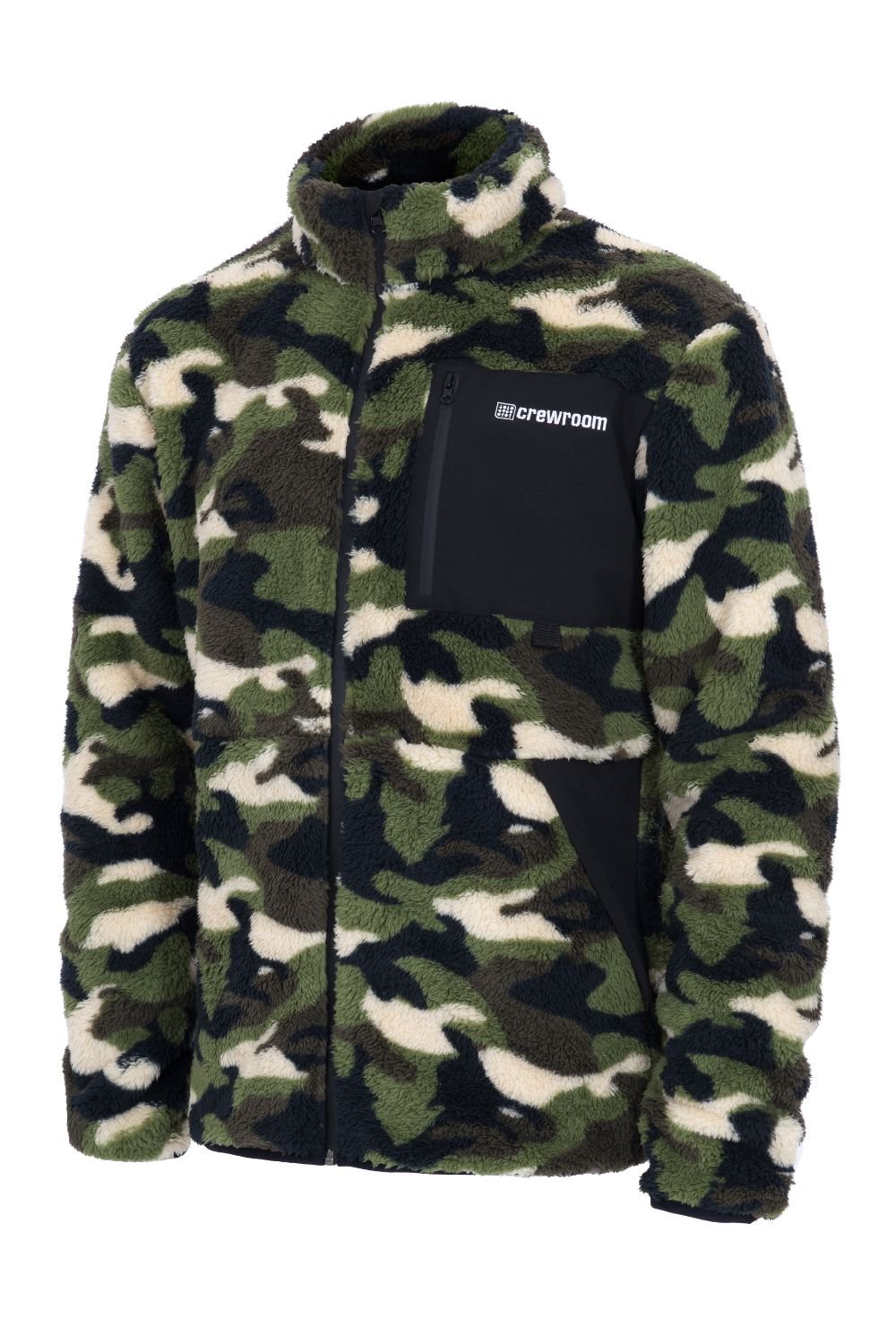 The Full Zip Yeti Fleece (Men's) - Crewroom - S - Camo Green