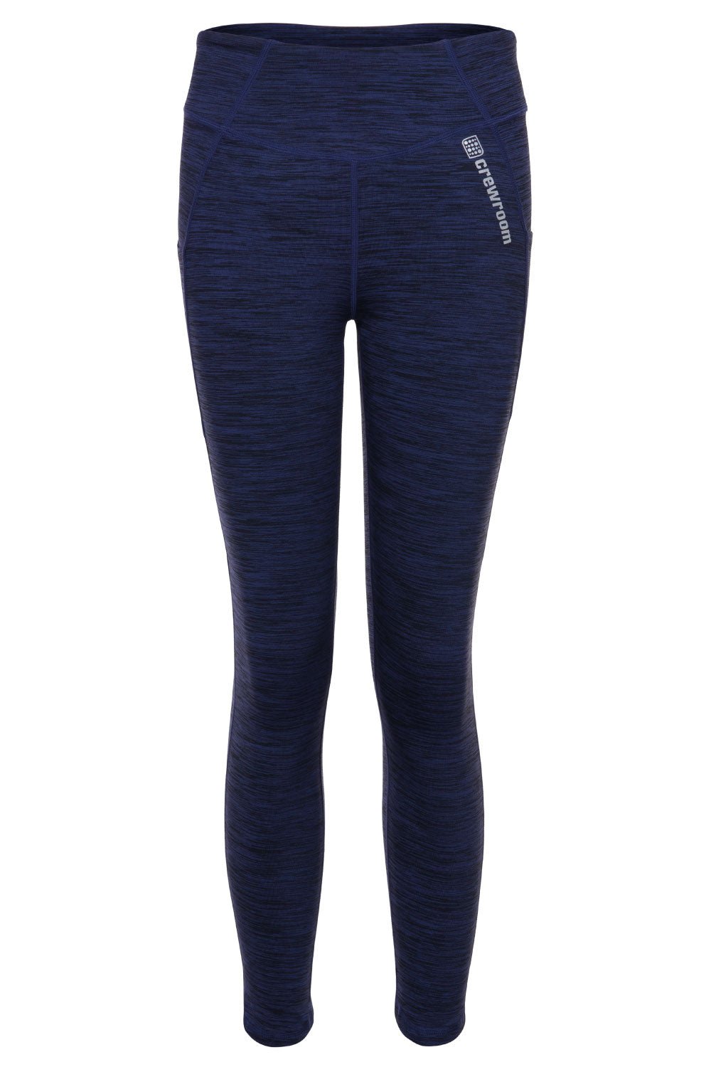 The No Fuss 7/8 Legging Navy Glitch (Women's) - Crewroom - XS - Navy Glitch