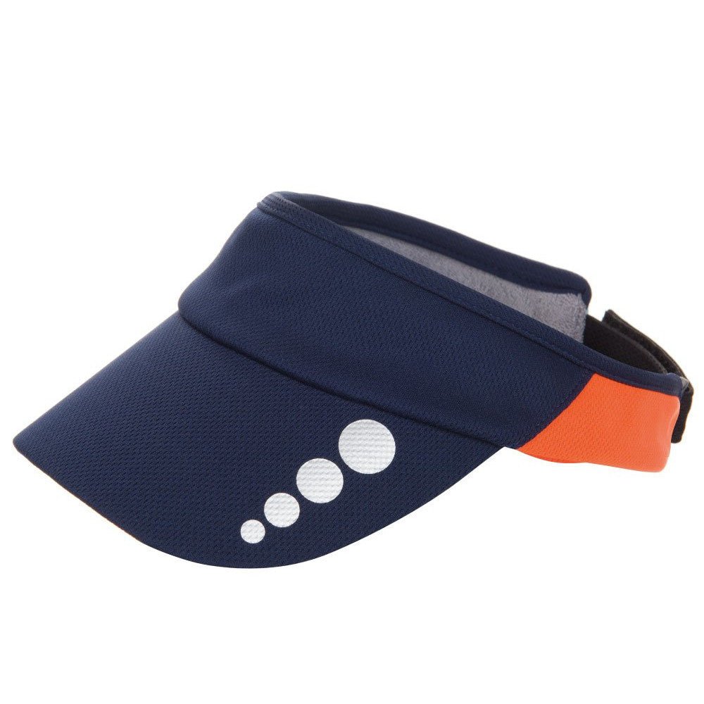 The Air Head Race Visor - Crewroom - Navy Blue Orange -