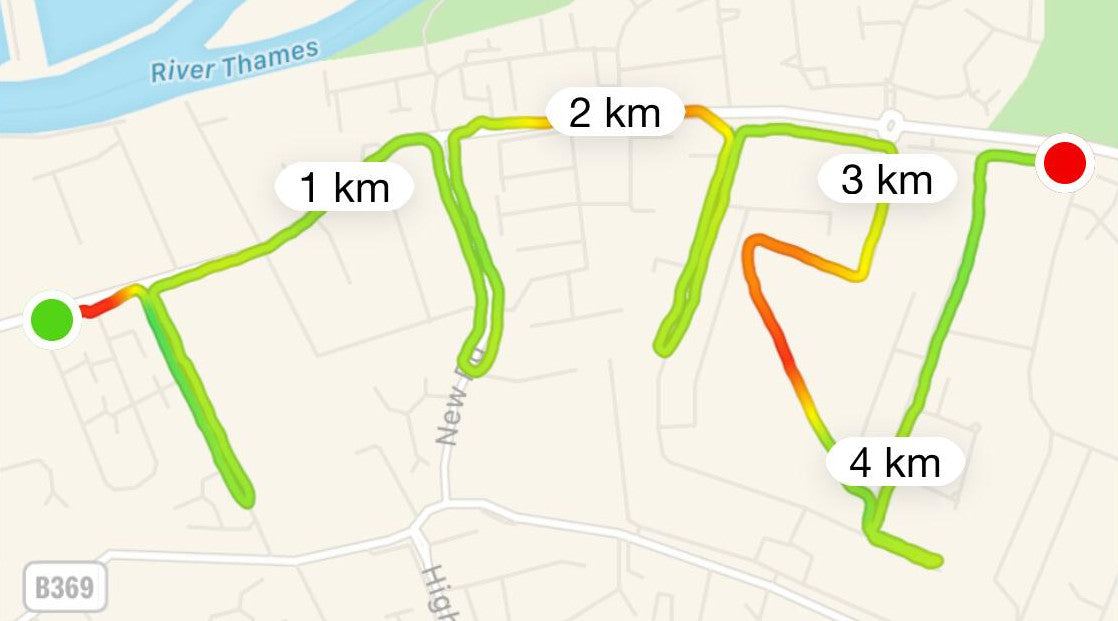 Paint the town red (with a run, hop, skip or a jump)
