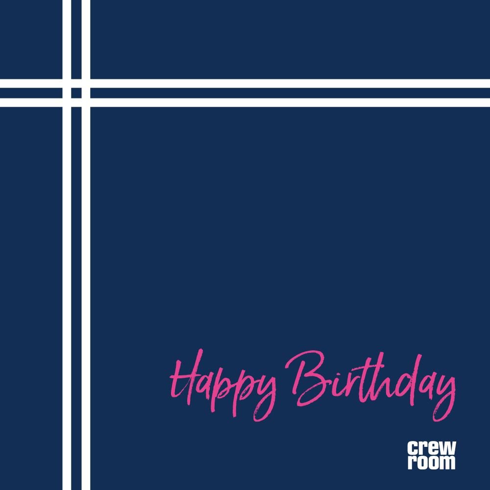 Happy Birthday Ribbon - Crewroom - £10.00 - 