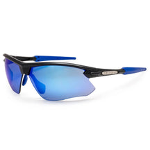 Bloc Fox Sunglasses | Matt Black Blue Tips - Crewroom - Matt Black Blue Tips - 