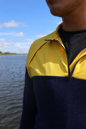 The South East Fleece (Men's) - Crewroom - S - Lemon/Dark Glitch