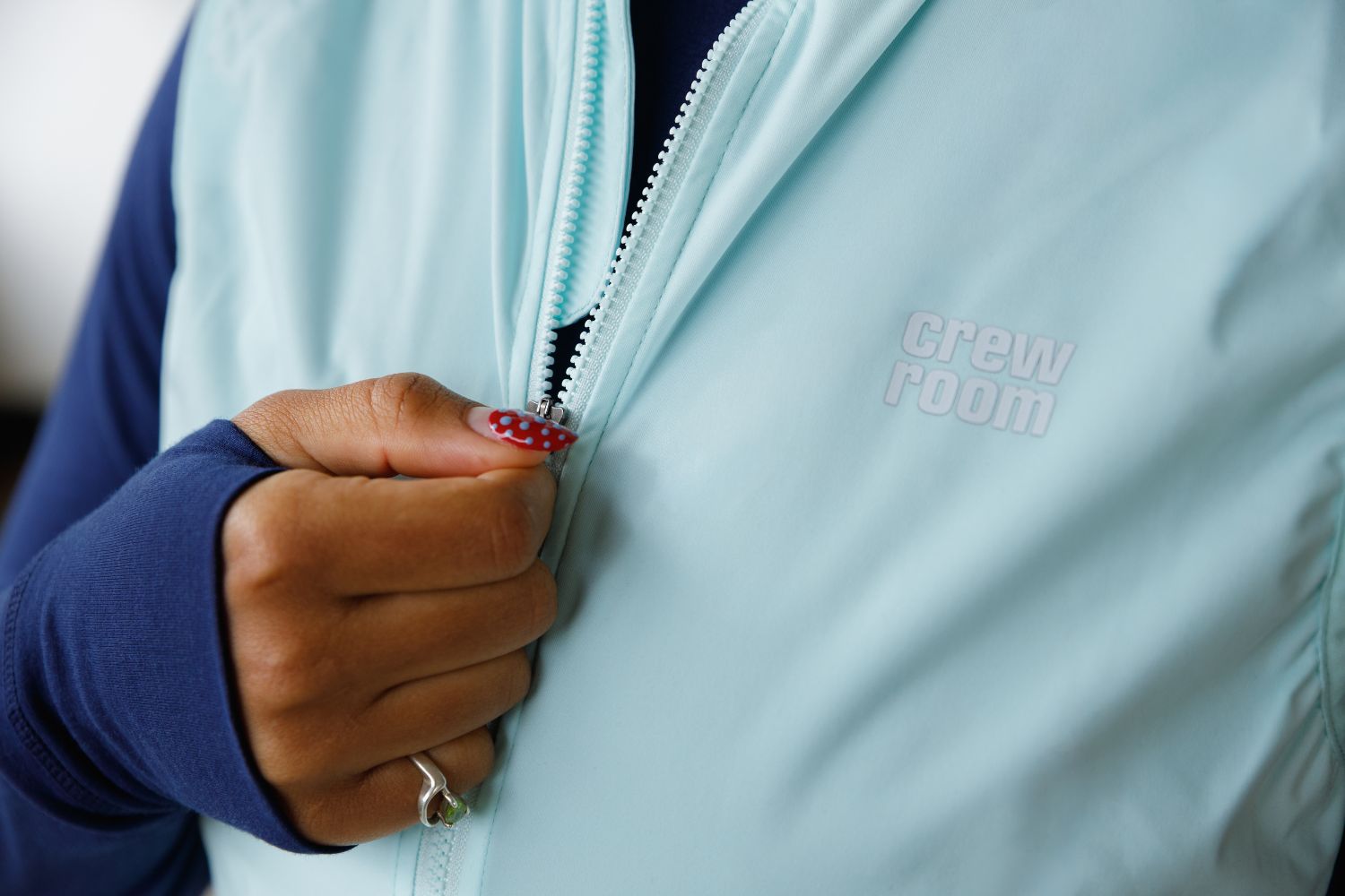 Women's Lightweight Water Resistant Gilet - Crewroom - XS - Fog