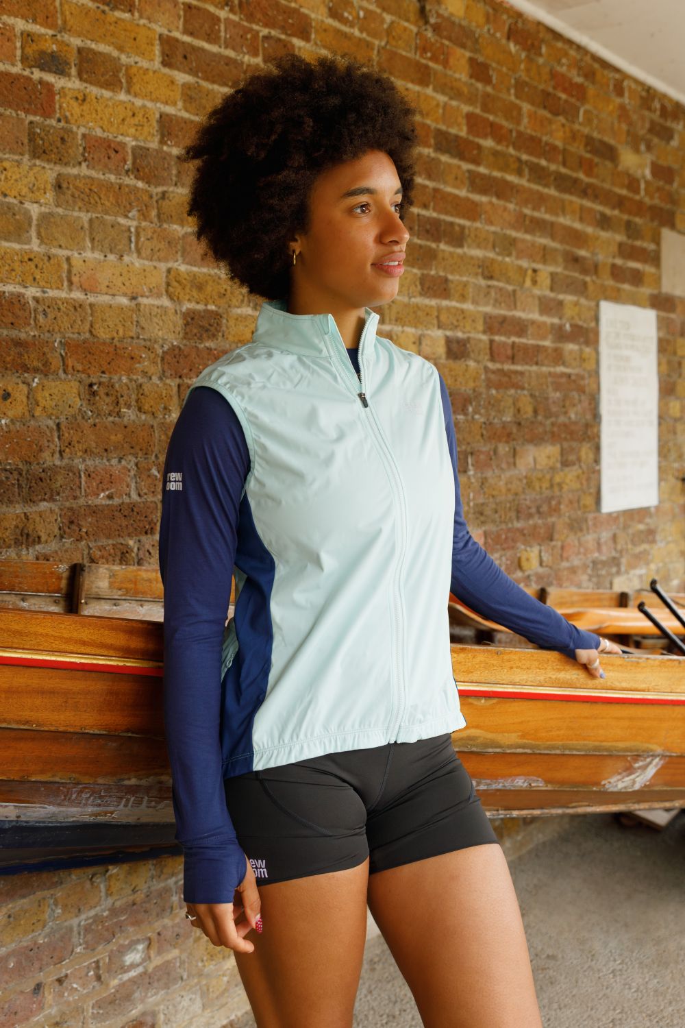 Women's Lightweight Water Resistant Gilet - Crewroom - XS - Fog