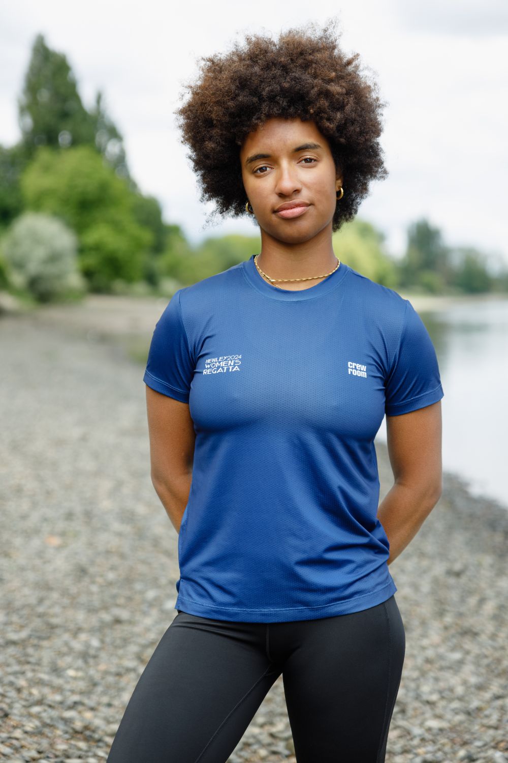 The HWR Carbonised Bamboo Tee (2024) - Crewroom - XS - Navy