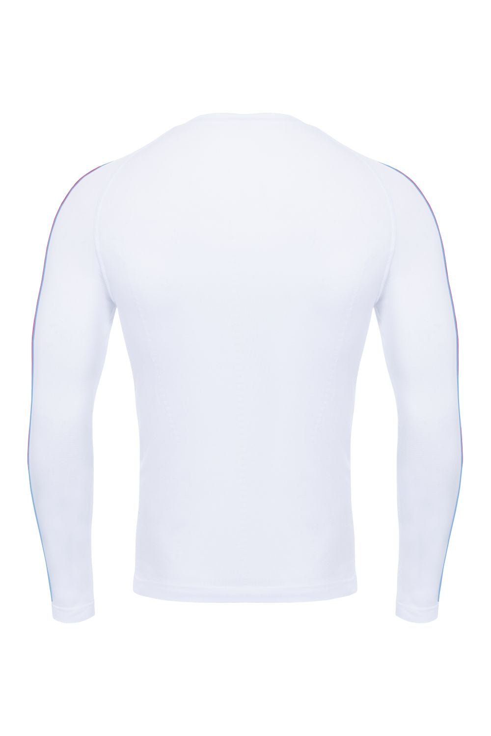 The Stripy Seamless Baselayer (Unisex) - Crewroom - XS - White/ Pink Stripe