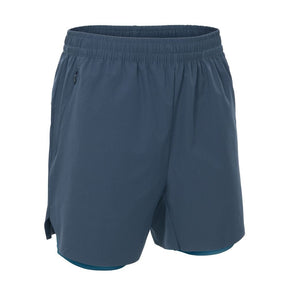The 2 - in - 1 Ultra Shorts 3" (Men's) - Crewroom - S - Aegean Blue / Blue