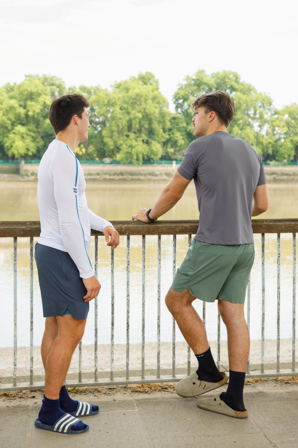 The 2 - in - 1 Ultra Shorts 3" (Men's) - Crewroom - S - Aegean Blue / Blue