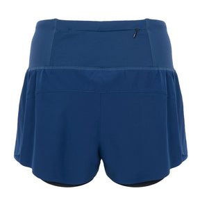 The Lined Endurance Shorts 3" (Women's) - Crewroom - XS - Blue / Grey