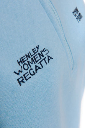 The HWR Light Blue 1/4 Zip Sweatshirt (Temple Island) - Crewroom - XS - Light Blue