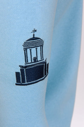 The HWR Light Blue 1/4 Zip Sweatshirt (Temple Island) - Crewroom - XS - Light Blue