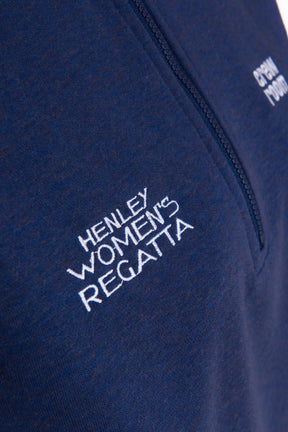 The HWR Navy 1/4 Zip Sweatshirt (Temple Island) - Crewroom - XS - Navy