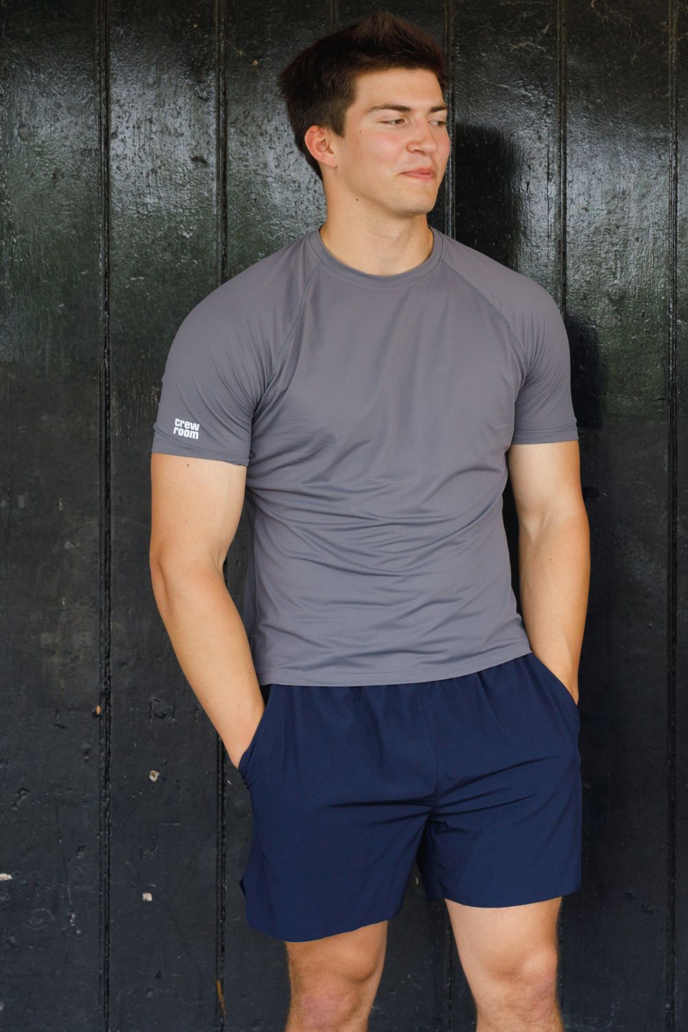 Men's UV Lightweight T-Shirt - Crewroom - S - Dark Grey