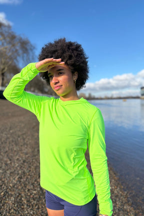 Unisex UV Lightweight Hoodie - Crewroom - XS - Hi - Vis