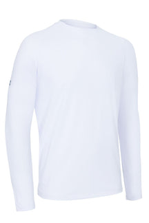 Men's UV Lightweight Long Sleeve Top - Crewroom - S - White
