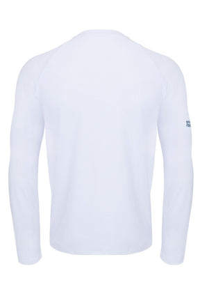 Men's UV Lightweight Long Sleeve Top - Crewroom - S - White
